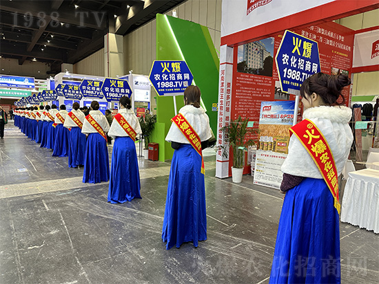火爆網(wǎng)美女禮儀宣傳隊亮相2024中原農(nóng)資雙交會！