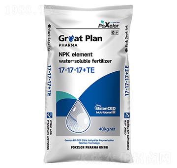 40kg����Ԫ��ˮ�ܷ���17-17-17+TE-�{����D-�����{(l��n)
